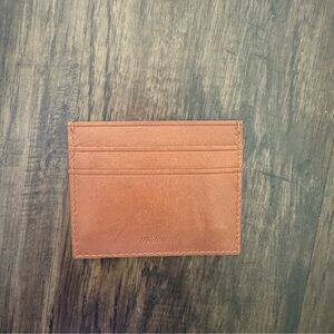 Madewell the leather card case